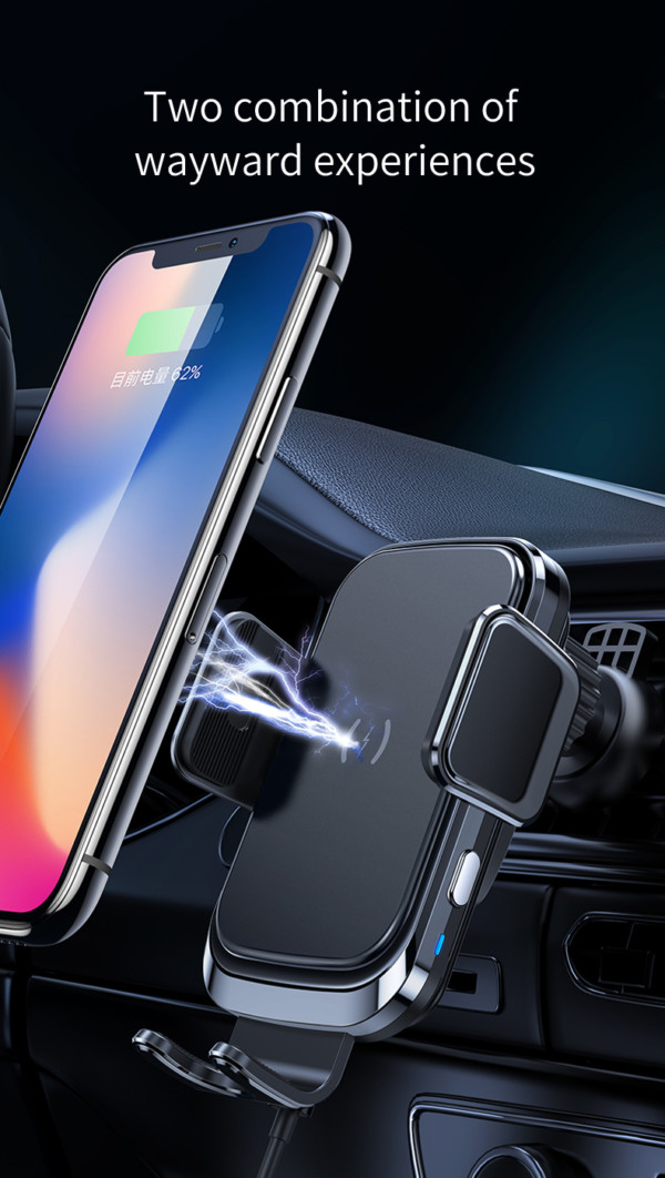 car phone holder 15w wireless charger