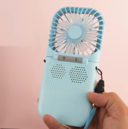 portable power bank with speaker and fan