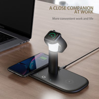 wireless charging stand with light