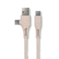 usb charging cable in wheatstraw